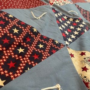 New handmade patriotic quilt - 4th of July, veteran, Americana, summer decor